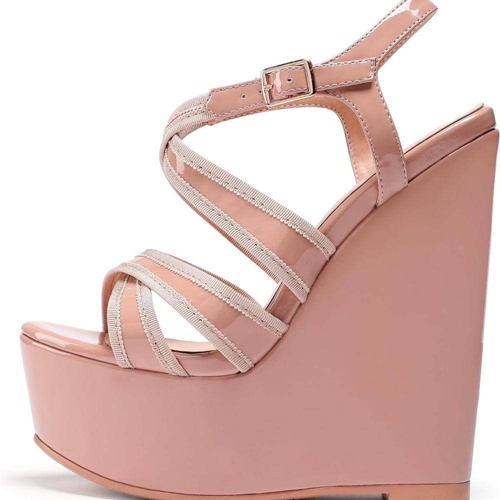 Eldof Womens Wedge Platform Sandals Wedge Heel 6” Heel